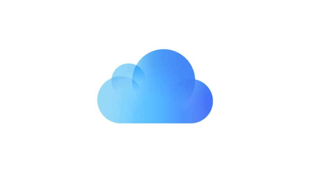 iCloud-logo: een blauwe wolk